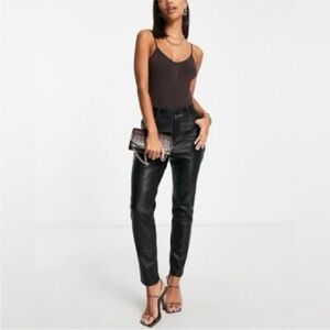 NEW Commando Faux Leather Black Pants Sz M